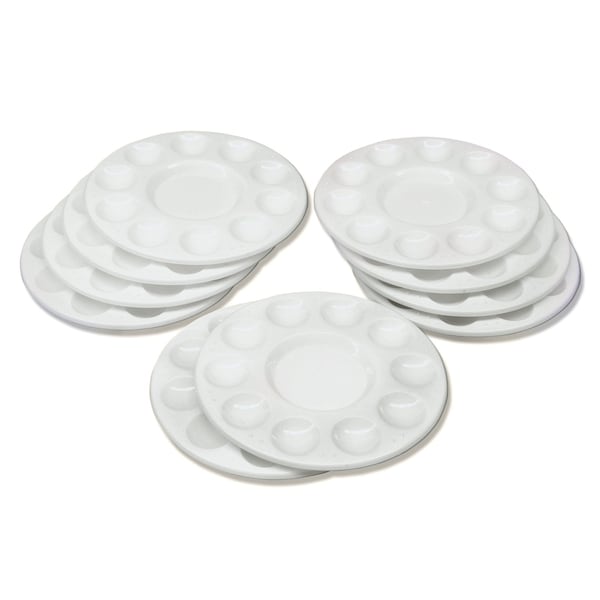 Creativity Street Paint Trays, Round, 10-Well, 6.75in Diameter, PK10 PAC5924 - main
